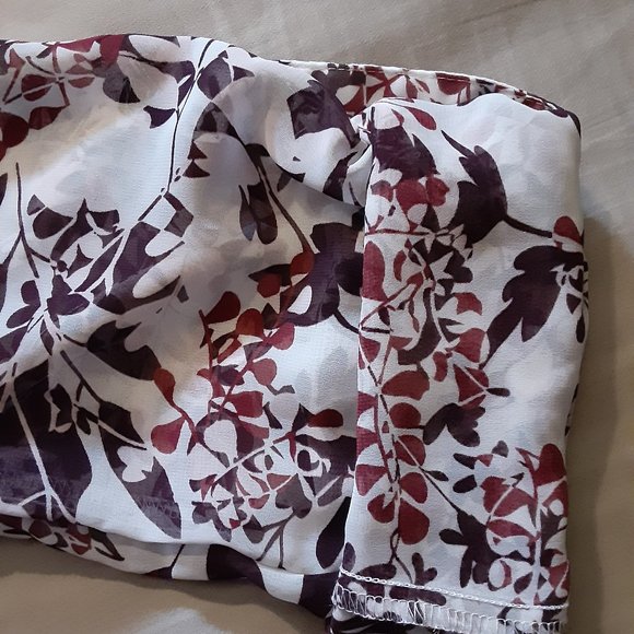 NEW YORK & COMPANY/L-S/CHIFFON BLOUSE/SMALL - Picture 6 of 11